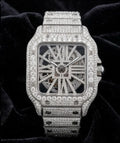 VVS Moissanite Skeleton Star-Bridge Watch
