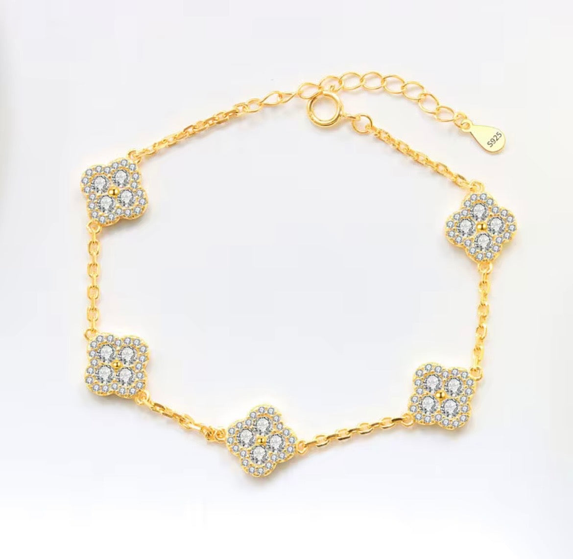 Clover Tennis Bracelet