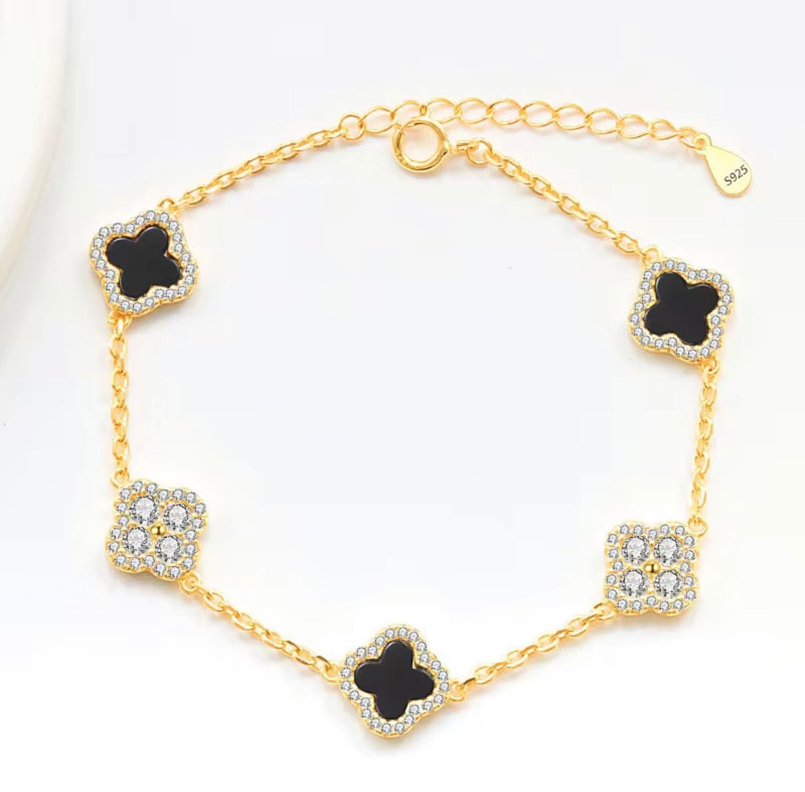 Clover Tennis Bracelet