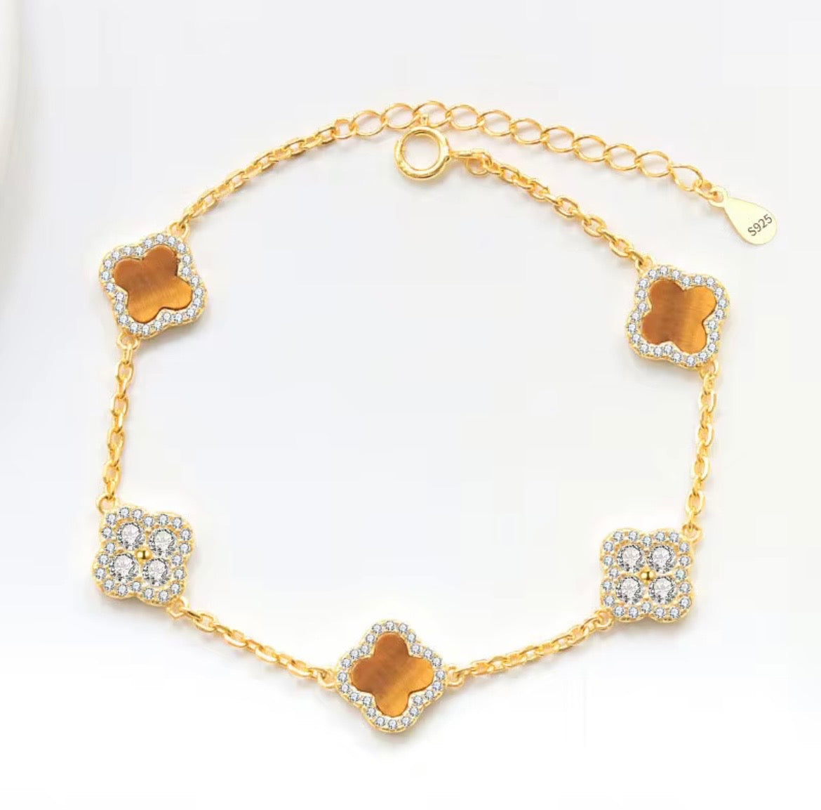 Clover Tennis Bracelet