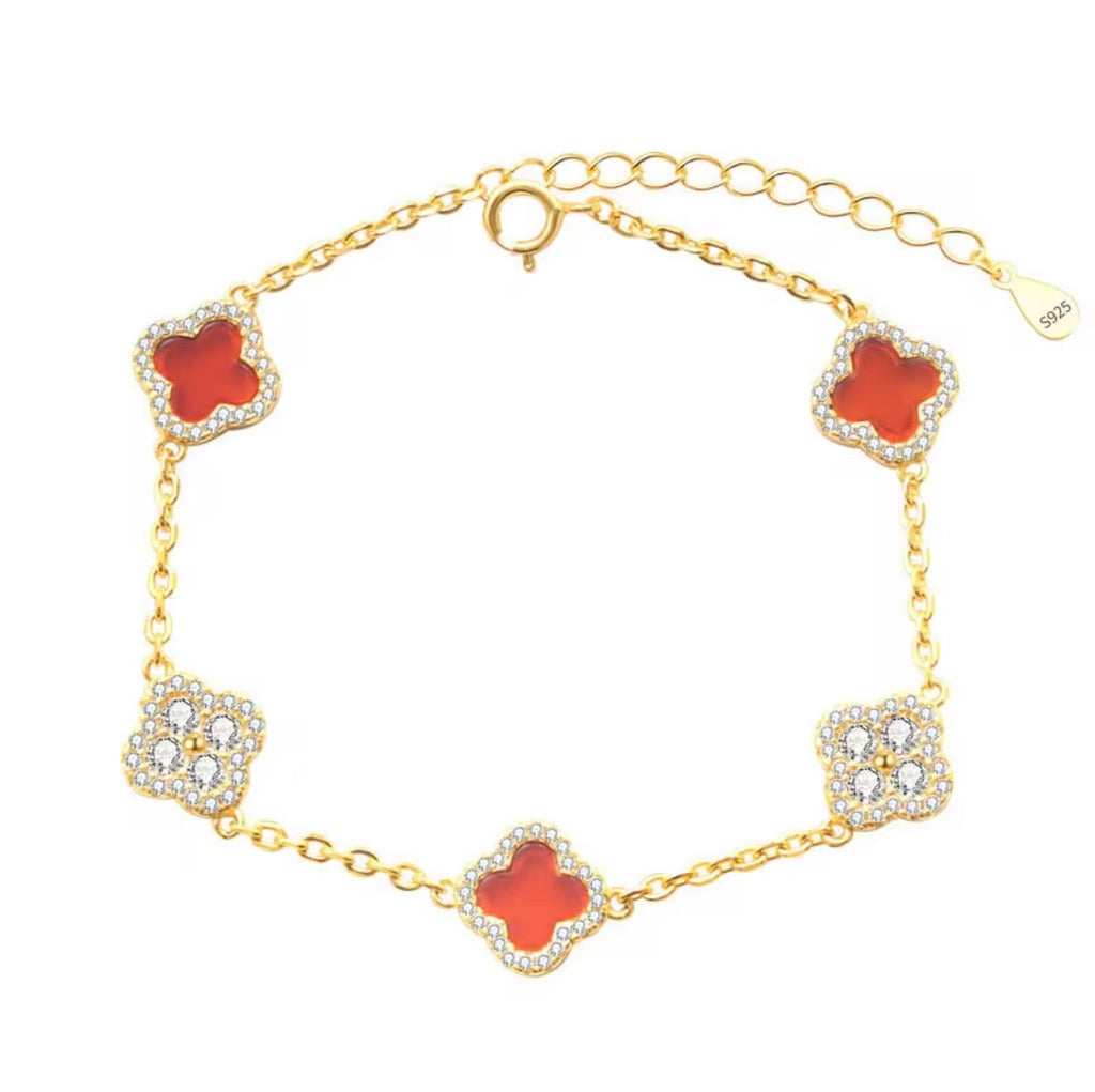 Clover Tennis Bracelet
