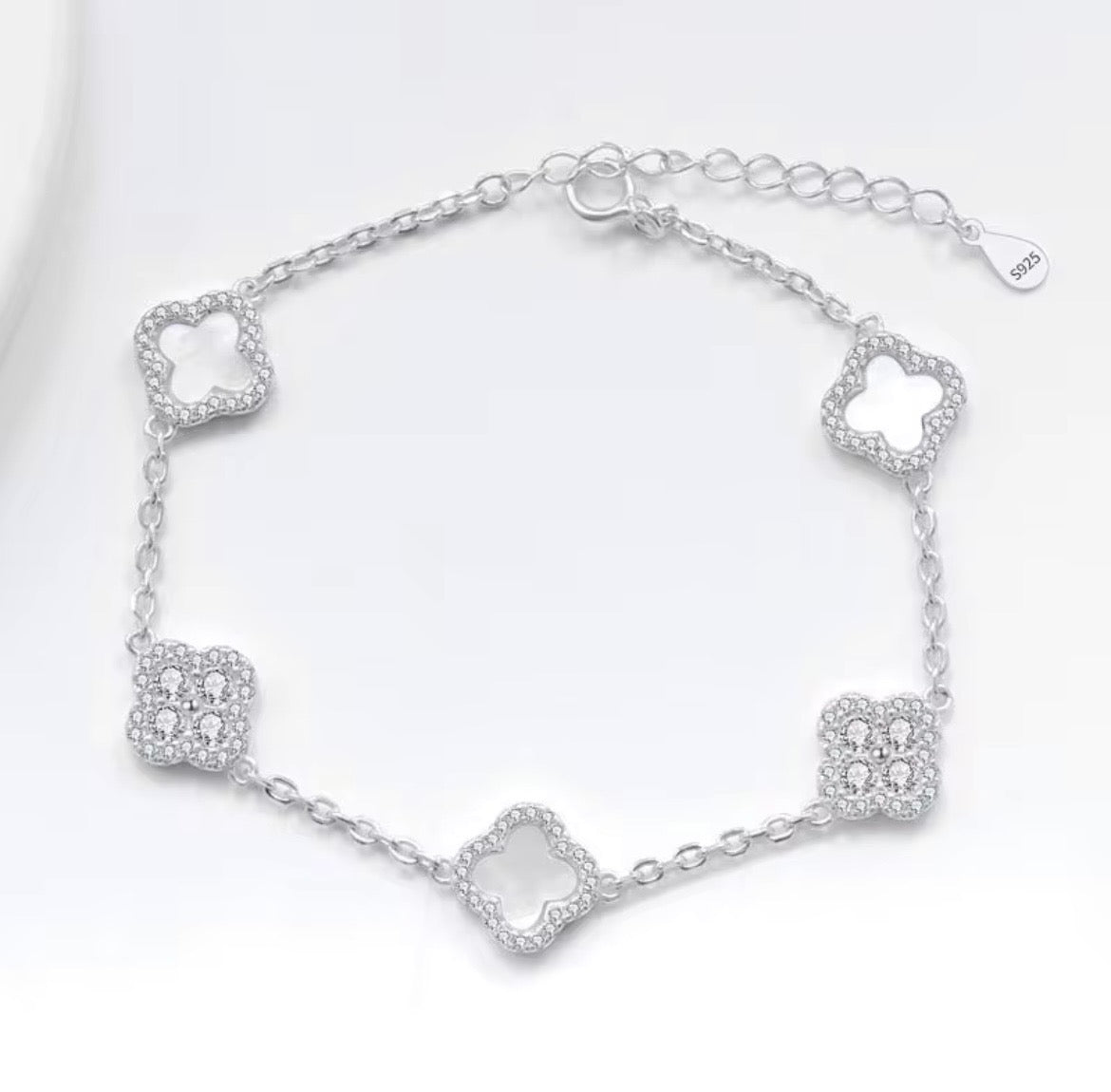 Clover Tennis Bracelet