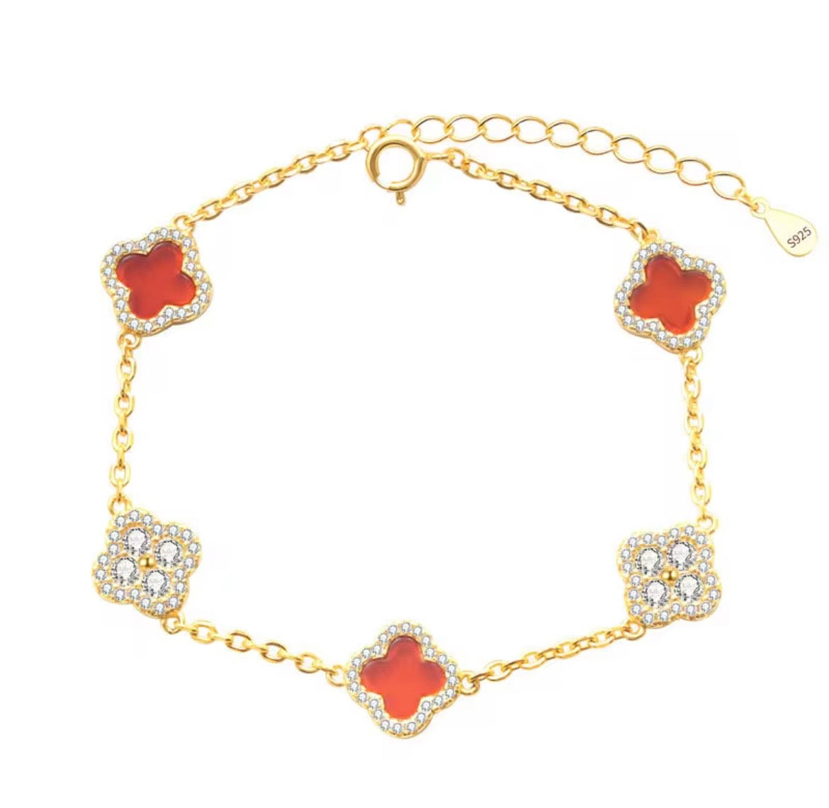 Clover Tennis Bracelet