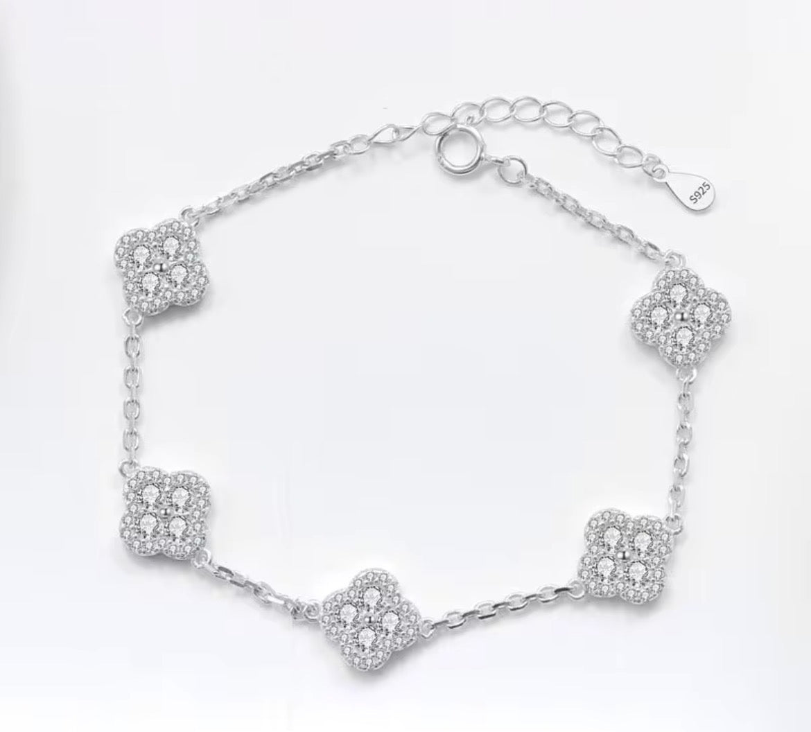 Clover Tennis Bracelet