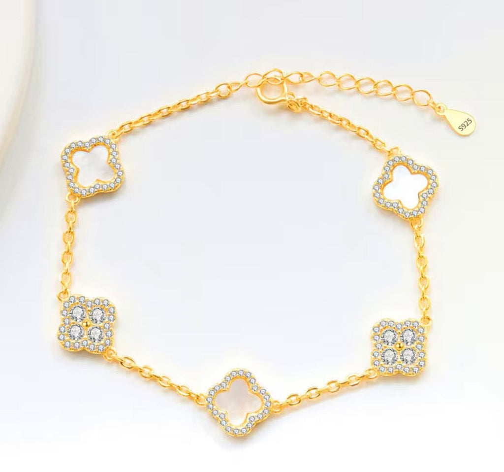 Clover Tennis Bracelet