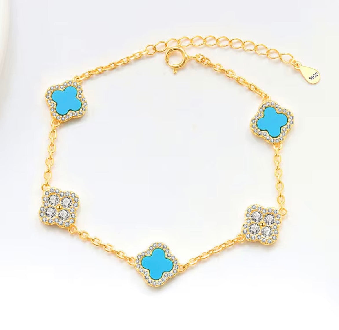 Clover Tennis Bracelet