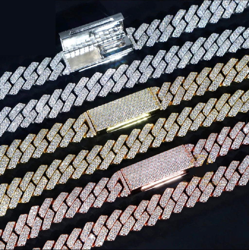 VVS Moissanite Cuban Chain