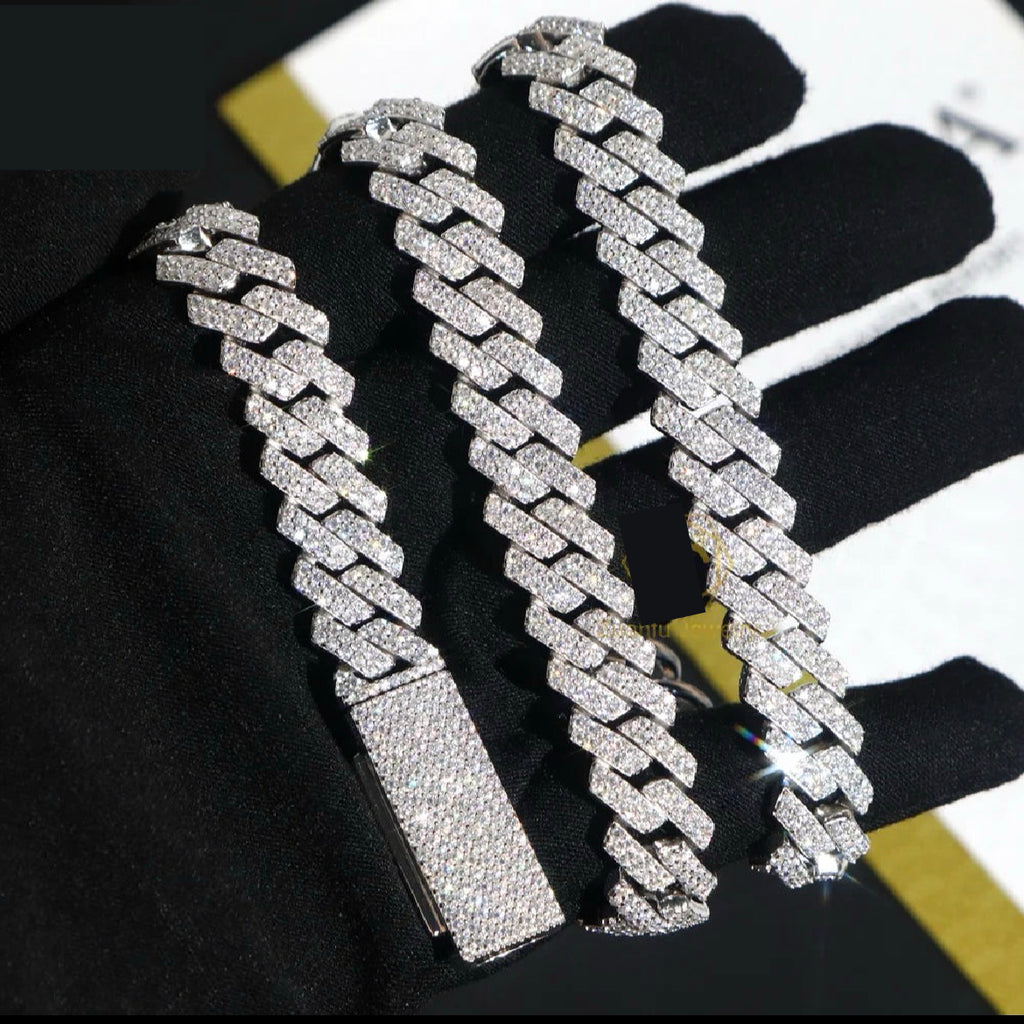 VVS Moissanite Cuban Bracelet