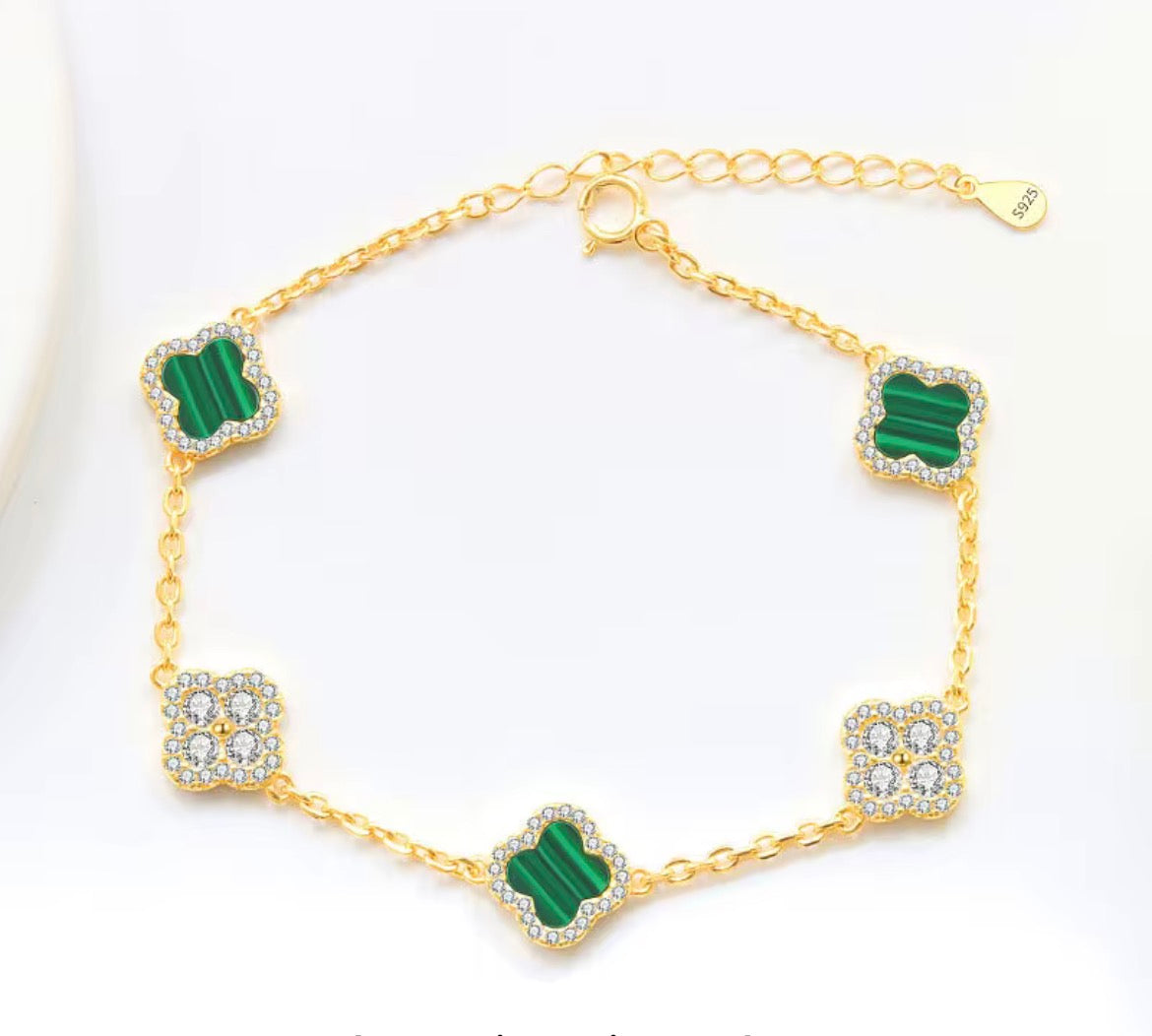 Clover Tennis Bracelet