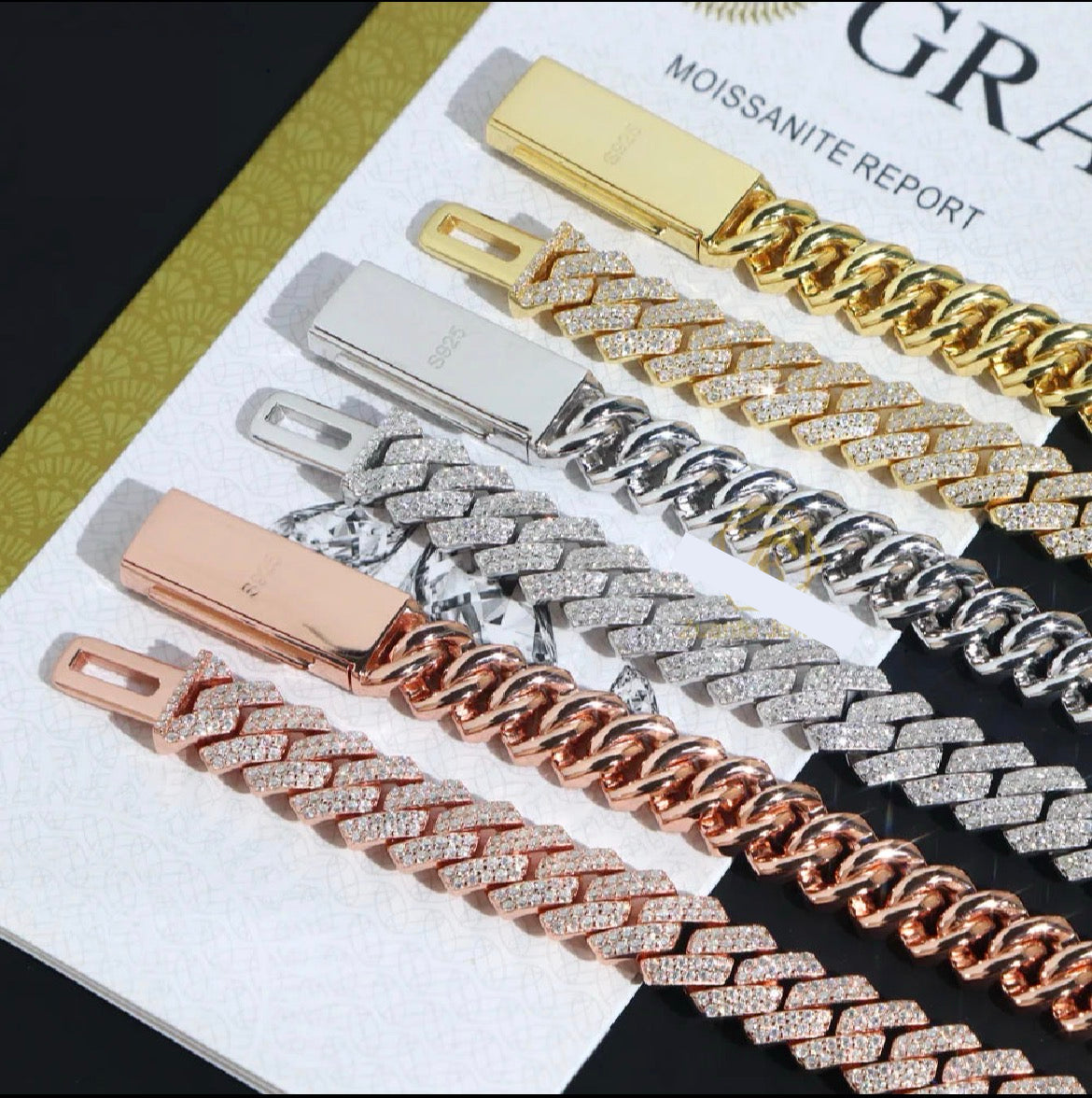 VVS Moissanite Cuban Chain