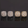 Moissanite Round Shape Screw Back Stud Earring