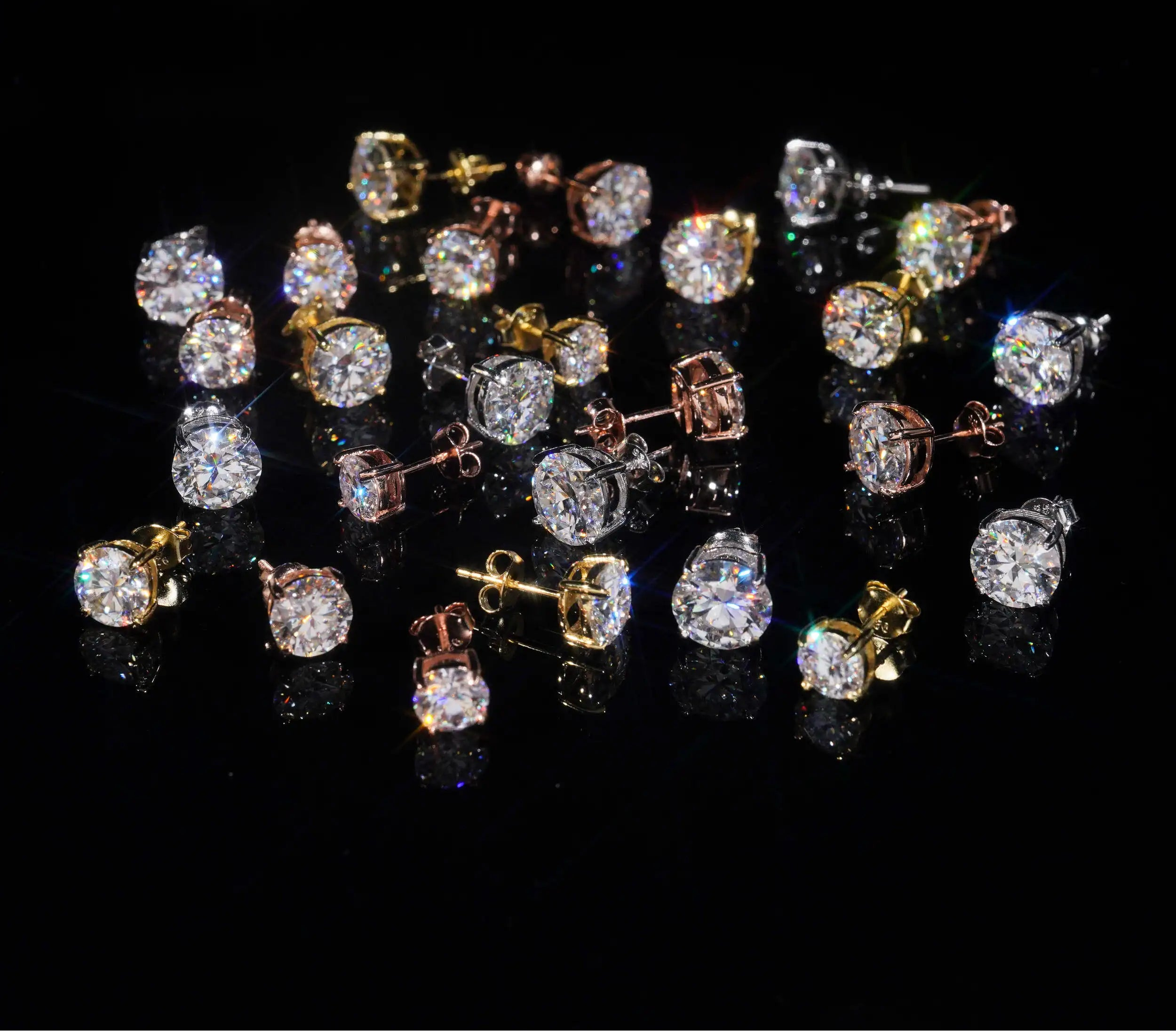 VVS Moissanite Stud Earrings