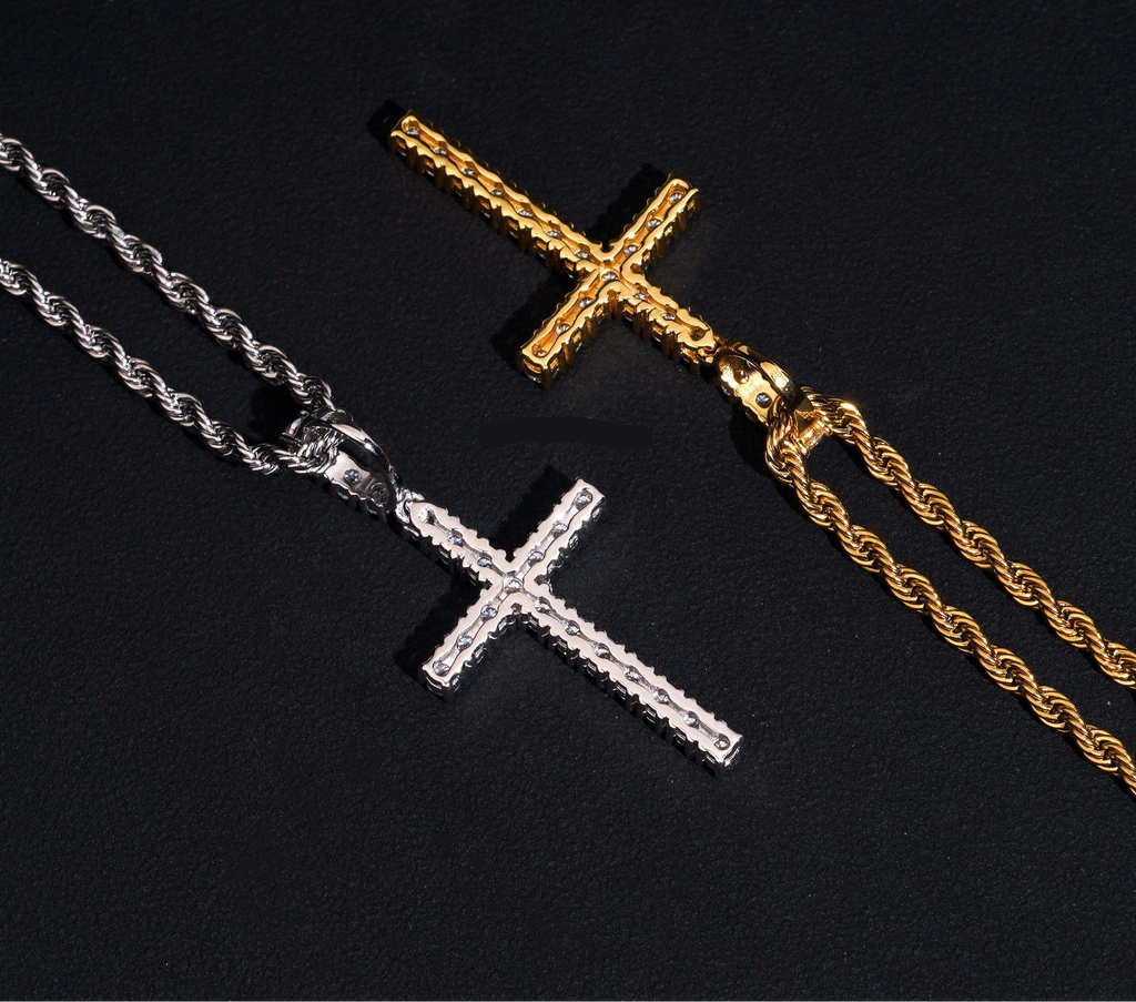 VVS Moissanite Cross Pendant