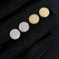 VVS Moissanite Flat Round Earrings