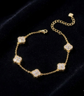 Moissanite Clover Tennis Bracelet
