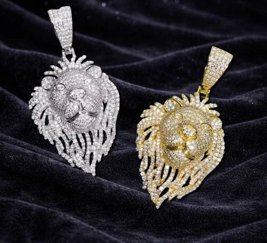VVS Moissanite Lion Pendant