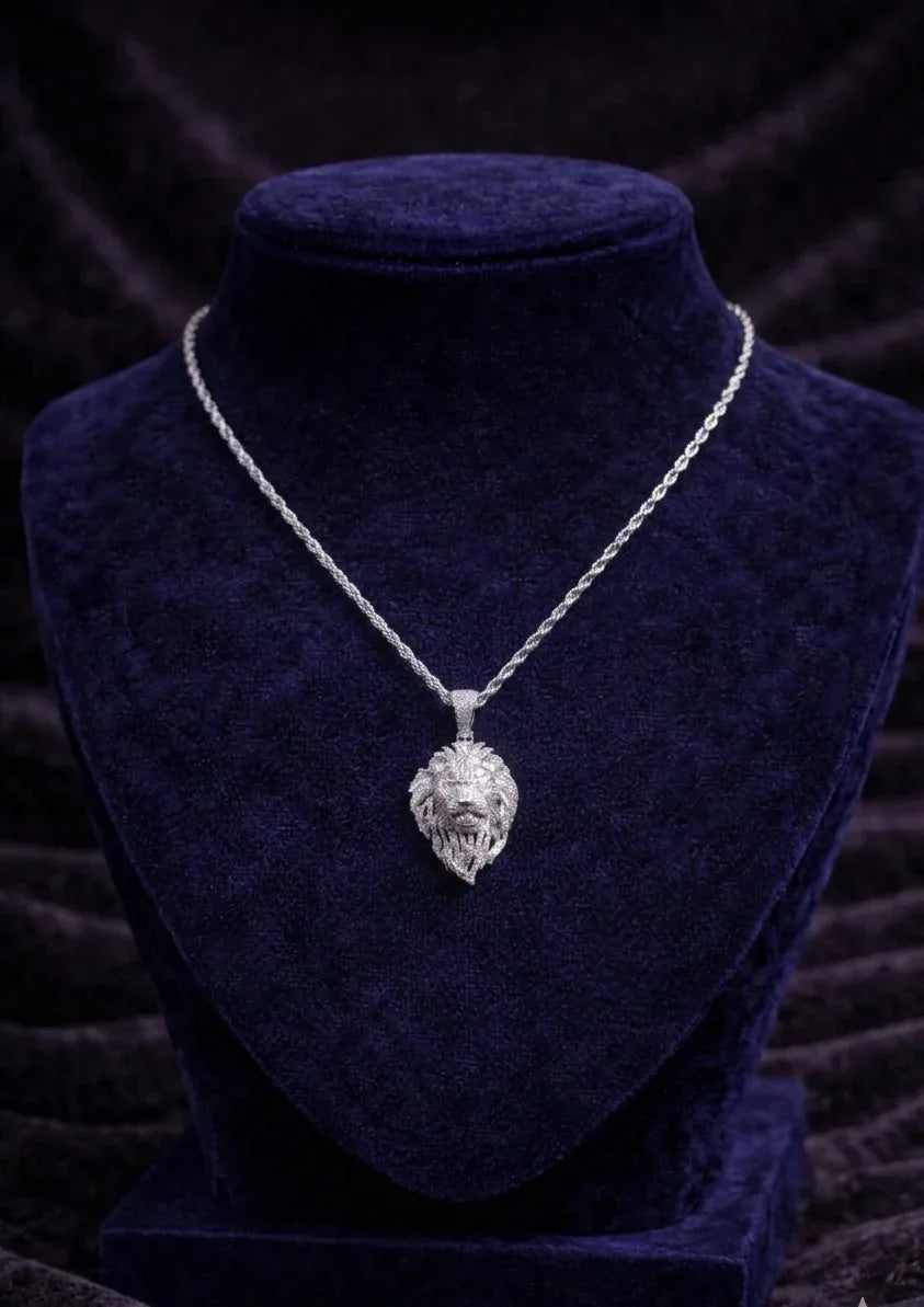 VVS Moissanite Lion Pendant